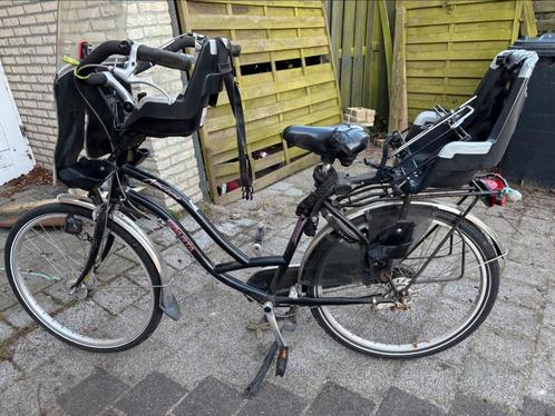 Mamafiets Sparta/Bobike, functionerend maar opknapper, Fietsen en Brommers, Fietsen | Dames | Moederfietsen, Gebruikt, Sparta