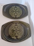 2 donkergroene Arklow Ireland Tree of Life schalen, Antiek en Kunst, Ophalen of Verzenden