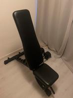 Verstelbare dumbbel 2 tot 32KG + fitness bankje, Ophalen, Zo goed als nieuw, Metaal