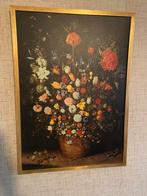 Bloemstilleven in Gouden Lijst, Antiek en Kunst, Kunst | Schilderijen | Klassiek, Ophalen