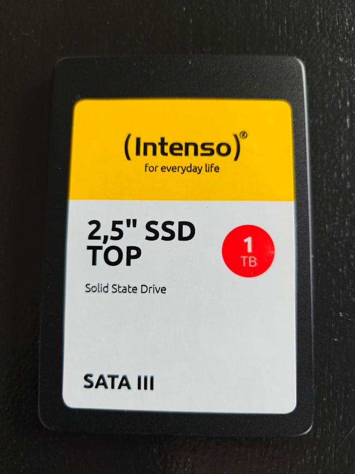 Intenso 1TB SSD - Als Nieuw!, Computers en Software, Harde schijven, Zo goed als nieuw, Laptop, Intern, SSD, SATA, Ophalen of Verzenden