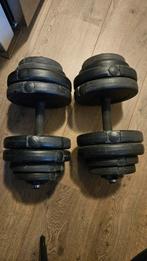 Dumbells 2x 15 kg, Sport en Fitness, Fitnessmaterialen, Ophalen, Zo goed als nieuw, Dumbbell