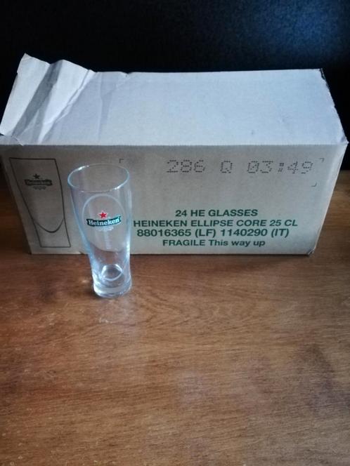 Heineken ellipse 25cl bier glazen horeca partij nieuw, Verzamelen, Glas en Borrelglaasjes, Nieuw, Bierglas, Ophalen of Verzenden