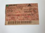 2587 entree kaartje amsterdam ajax toernooi 2001, Ajax, Verzenden
