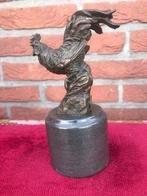 bronzen beeldje, TROTSE HAAN, Ophalen of Verzenden, Brons