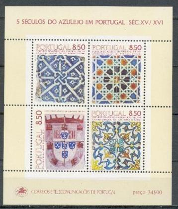 Portugal Tegels blok 33 postfris beschikbaar voor biedingen
