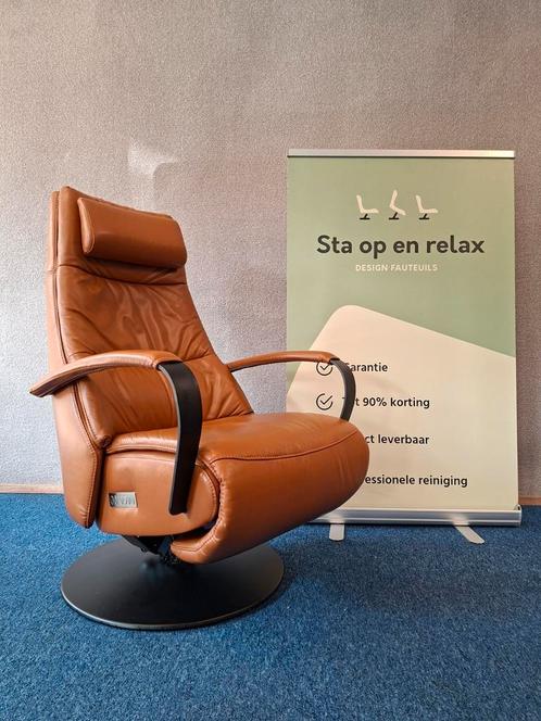 Sta op relax fauteuil Prominent ZGAN extra luxe op accu 🔋, Huis en Inrichting, Fauteuils, Zo goed als nieuw, 50 tot 75 cm, Ophalen of Verzenden