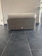 Rieten Hocker/Poef voor Buiten, Huis en Inrichting, Ophalen, Riet of Rotan, 50 tot 75 cm, Vierkant