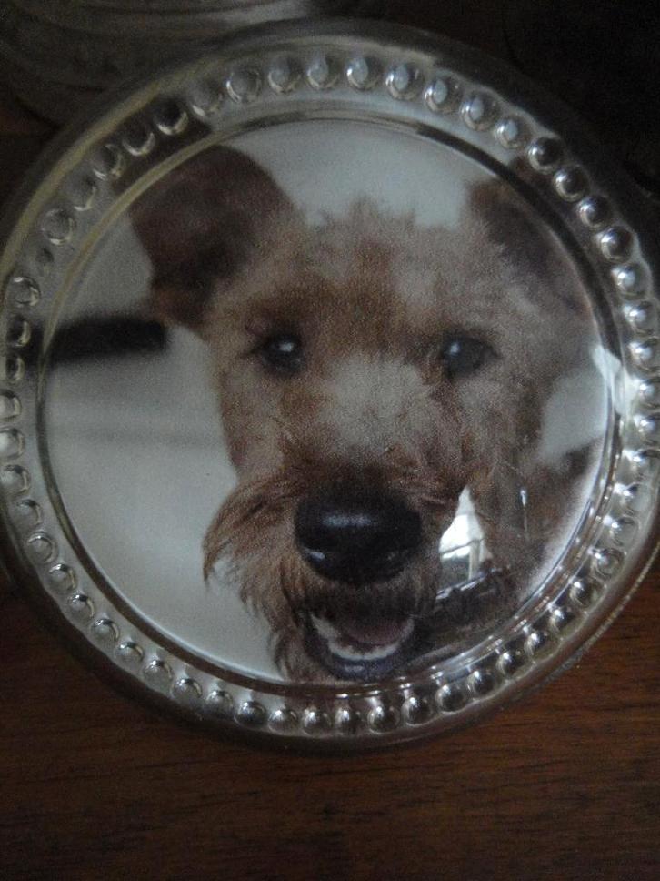 antieke RONDE FOTOLIJST met PARELRAND, Antiek en Kunst, Antiek | Woonaccessoires, Ophalen of Verzenden