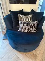 Donkerblauwe Bocx kim Fauteuil - 100cm, Huis en Inrichting, Ophalen of Verzenden, Nieuw, Stof, 75 tot 100 cm