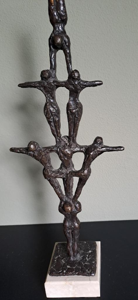 Bronzen beeld van John Bier, Antiek en Kunst, Kunst | Designobjecten, Ophalen of Verzenden