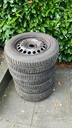 Winterbanden + Velgen Opel Corsa - Gebruikt, Auto-onderdelen, Ophalen, Gebruikt, 15 inch, Banden en Velgen