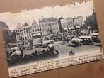 Vroege ansichtkaart van Groote markt in Groningen uit 1904