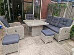 Luxe Garden Collections Wicker Lounch - Volledig Verstelbaar, Tuin en Terras, Ophalen of Verzenden, Zo goed als nieuw, Wicker