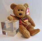 BEANIE BABIES: 135-GERMANIA-1990-BEER + Duitse vlag-VINTAGE, Verzenden