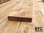 Bruin geïmpregneerde Douglas plank 32x150mm €2,95 per meter!, Tuin en Terras, Palen, Balken en Planken, Ophalen, Nieuw, 250 cm of meer
