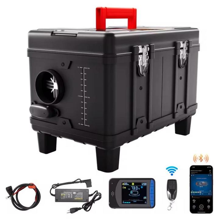 GRATIS VERZENDING  8KW DIESELKACHEL SET 12V/24V/220V, Caravans en Kamperen, Camper-accessoires, Zo goed als nieuw, Ophalen of Verzenden