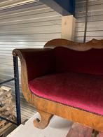 Antieke Canapé met Rood Velours - Almelo, Antiek en Kunst, Antiek | Meubels | Stoelen en Banken, Ophalen