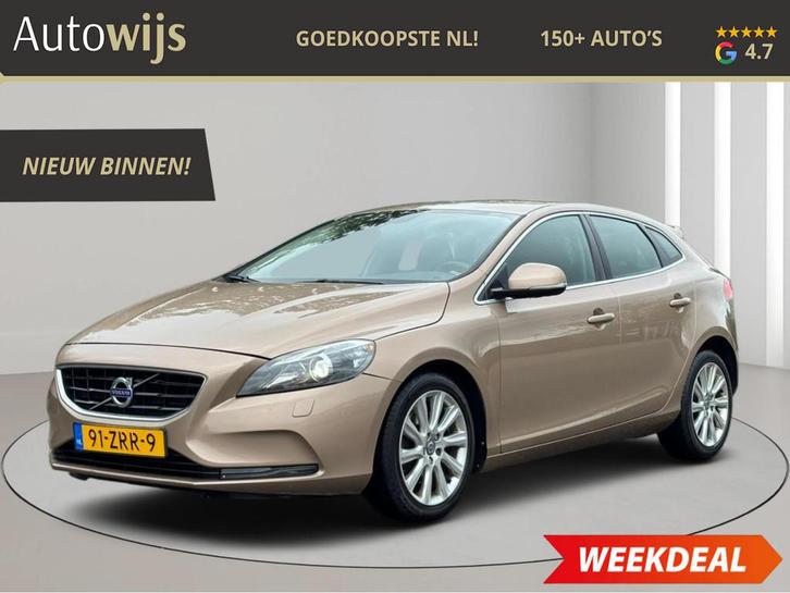 Volvo V40 1.6 T4 Summum|LEDER|AUT|CAMERA|NL AUT|CRUISE, Auto's, Volvo, Bedrijf, Te koop, V40, ABS, Achteruitrijcamera, Airbags