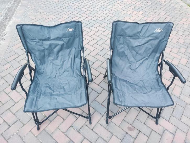 2x Basecamp opvouwbare stoel / echt zo goed als nieuw, Caravans en Kamperen, Kampeermeubelen, Zo goed als nieuw, Campingstoel