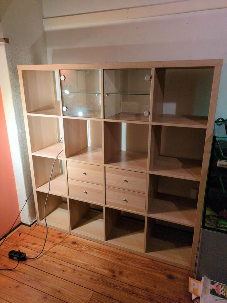 Ikea kallax kast, Huis en Inrichting, Kasten | Stellingkasten, Gebruikt, Ophalen