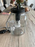 Glazen Lamp - Dimbaar, Huis en Inrichting, Lampen | Tafellampen, Ophalen of Verzenden, Zo goed als nieuw, Glas, Minder dan 50 cm