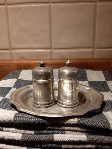Villeroy & Boch peper en zout stel tin beschikbaar voor biedingen