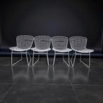 Vintage bertoia stijl witte draad stoel, Ophalen