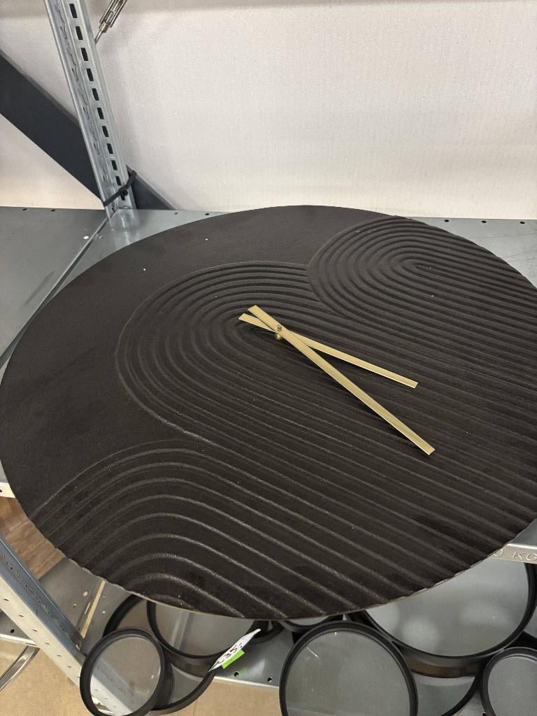 Klok Ø58 cm GWENNA bruin, Ophalen, Wandklok, -, -