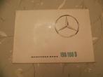 Mercedes Benz  190  /  190 D   1962, Boeken, Verzenden, Zo goed als nieuw, Mercedes