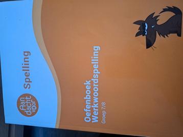 Oefenboek werkwoordspelling groep 7/8 beschikbaar voor biedingen