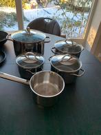 BK pannenset 5 delig, Huis en Inrichting, Keuken | Potten en Pannen, Ophalen, Gebruikt, Keramische plaat, Pannenset