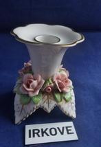 KANDELAAR MET ROOSJES * Porselein *, Verzenden, Overige materialen