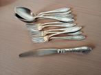 diverse vintage/brocante/antieke verzilverde bestek, Antiek en Kunst, Ophalen of Verzenden