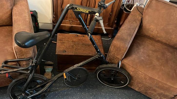 Strida Opvouwbare Fiets - Compact en Handig!, Fietsen en Brommers, Fietsen | Vouwfietsen, Gebruikt, Heren, Brompton, 16 tot 18 inch