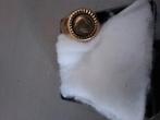 Gouden ring JFK., Sieraden, Tassen en Uiterlijk, Gebruikt, Ophalen of Verzenden, 17 tot 18, Dame