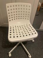 Witte Bureaustoel, Huis en Inrichting, Ophalen, Gebruikt, Wit, Bureaustoel