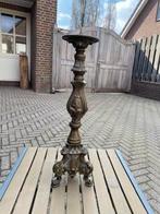 oude messing kandelaar, Antiek en Kunst, Ophalen, Koper of Brons