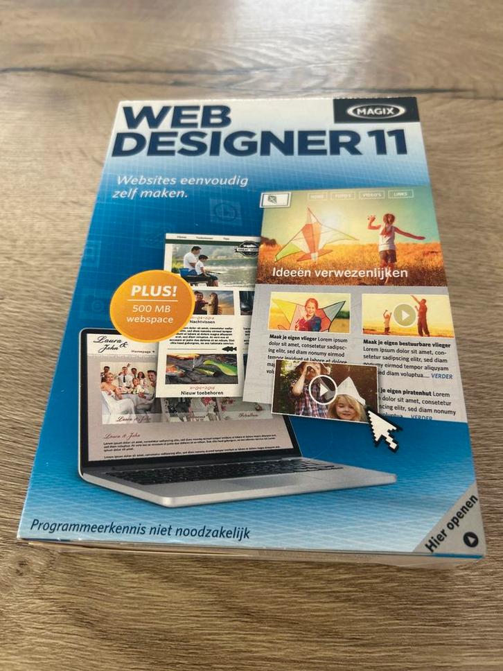 MAGIX Web Designer 11 - Eenvoudig Websites Maken!, Computers en Software, Besturingssoftware, Zo goed als nieuw, Windows, Ophalen of Verzenden