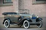 A-Ford Pheaton 1930 cabriolet cabrio Ford Model A, Auto's, Achterwielaandrijving, Zwart, Cabriolet, Leder