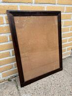 Vintage schilderij lijst frame hout glas 45 x 58 cm, Ophalen of Verzenden