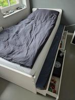 Ikea Släkt Bed 90x200 + Logeerbed & Matrassen, Huis en Inrichting, 90 cm, Eenpersoons, Wit, Ophalen of Verzenden