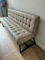 eetbank taupe op voorraad 2 meter hillshome waalwijk, Ophalen, Minder dan 75 cm, Nieuw, 200 tot 250 cm