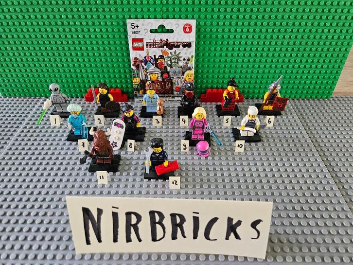 Lego 8827 verzamel minifiguren serie 6 Los, Kinderen en Baby's, Speelgoed | Duplo en Lego, Zo goed als nieuw, Lego, Complete set