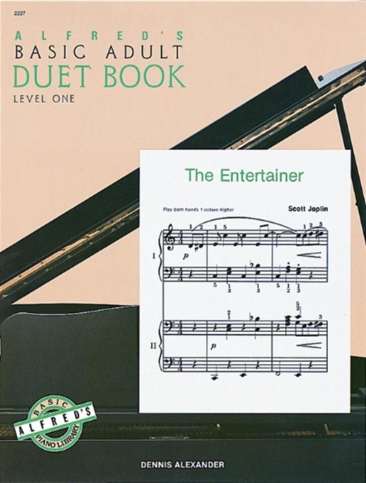 Duet Book Level 1 for Piano 4 Hands - Alfred Adult Piano, Muziek en Instrumenten, Bladmuziek, Zo goed als nieuw, Overige soorten