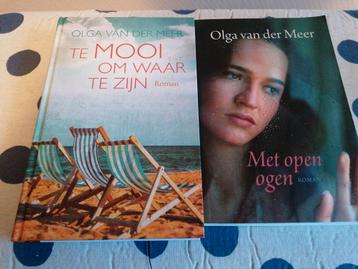 2x Olga van der Meer - Te mooi om waar te zijn-Met open ogen beschikbaar voor biedingen