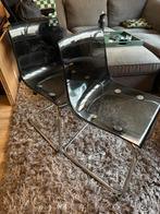 Ikea doorzichtige zwarte stoel tobias, Huis en Inrichting, Ophalen, Zo goed als nieuw, Zwart, Eén