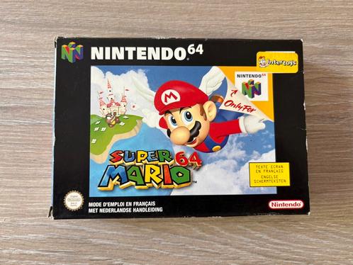 Super Mario 64 in doos voor de Nintendo 64., Spelcomputers en Games, Games | Nintendo 64, Ophalen of Verzenden