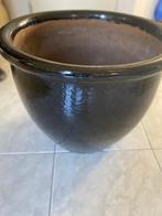 Keramische bloempot groot, Ophalen, Zo goed als nieuw, Zwart, Trui of Vest
