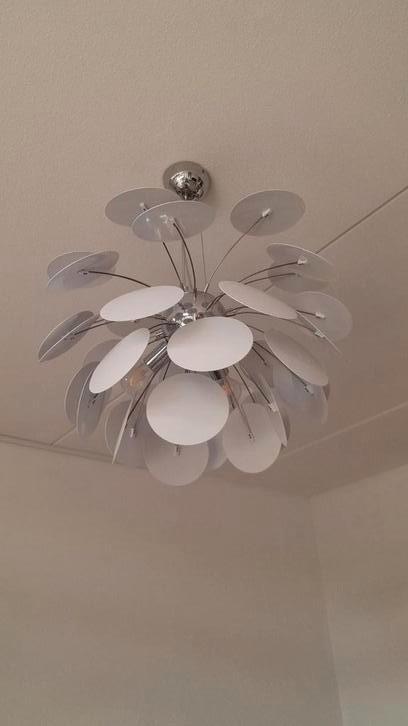 Marset Discocó 2x dezelfde mooie plafondlamp, Huis en Inrichting, Lampen | Plafondlampen, Zo goed als nieuw, Metaal, Ophalen